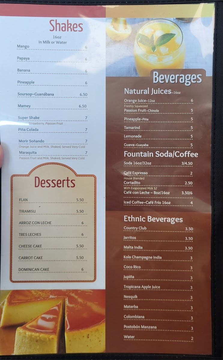 Maracas Restaurant Menu - Image 3